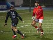 23 November 2020; Damian de Allende of Munster during the Guinness PRO14 match between Glasgow Warriors and Munster at Scotstoun Stadium in Glasgow, Scotland. Photo by Bill Murray/Sportsfile