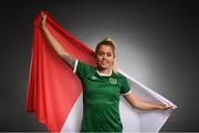 27 November 2020; Republic of Ireland's Denise O'Sullivan, from Cork, poses during a Republic of Ireland Women portrait session at the Castleknock Hotel in Dublin. Photo by Stephen McCarthy/Sportsfile