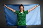 27 November 2020; Republic of Ireland's Jamie Finn, from Dublin, poses during a Republic of Ireland Women portrait session at the Castleknock Hotel in Dublin. Photo by Stephen McCarthy/Sportsfile