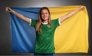 27 November 2020; Republic of Ireland's Heather Payne, from Roscommon, poses during a Republic of Ireland Women portrait session at the Castleknock Hotel in Dublin. Photo by Stephen McCarthy/Sportsfile