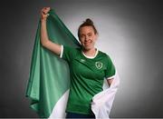 27 November 2020; Republic of Ireland's Claire O'Riordan, from Limerick, poses during a Republic of Ireland Women portrait session at the Castleknock Hotel in Dublin. Photo by Stephen McCarthy/Sportsfile