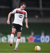 26 November 2020; Daniel Cleary of Dundalk during the UEFA Europa League Group B match between Dundalk and SK Rapid Wien at Aviva Stadium in Dublin. Photo by Ben McShane/Sportsfile