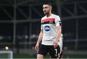 26 November 2020; Michael Duffy of Dundalk during the UEFA Europa League Group B match between Dundalk and SK Rapid Wien at Aviva Stadium in Dublin. Photo by Ben McShane/Sportsfile