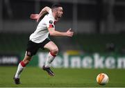 26 November 2020; Michael Duffy of Dundalk during the UEFA Europa League Group B match between Dundalk and SK Rapid Wien at Aviva Stadium in Dublin Photo by Ben McShane/Sportsfile
