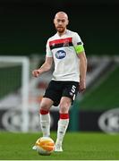 26 November 2020; Chris Shields of Dundalk during the UEFA Europa League Group B match between Dundalk and SK Rapid Wien at Aviva Stadium in Dublin. Photo by Eóin Noonan/Sportsfile