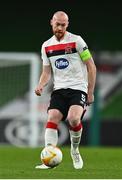 26 November 2020; Chris Shields of Dundalk during the UEFA Europa League Group B match between Dundalk and SK Rapid Wien at Aviva Stadium in Dublin. Photo by Eóin Noonan/Sportsfile