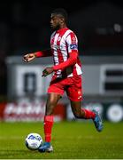 25 November 2020; Junior Ogedi-Uzokwe of Sligo Rovers during the Extra.ie FAI Cup Quarter-Final match between Sligo Rovers and Derry City at The Showgrounds in Sligo. Photo by Harry Murphy/Sportsfile