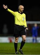 25 November 2020; Referee Neil Doyle during the Extra.ie FAI Cup Quarter-Final match between Sligo Rovers and Derry City at The Showgrounds in Sligo. Photo by Harry Murphy/Sportsfile