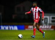 25 November 2020; Junior Ogedi-Uzokwe of Sligo Rovers during the Extra.ie FAI Cup Quarter-Final match between Sligo Rovers and Derry City at The Showgrounds in Sligo. Photo by Harry Murphy/Sportsfile