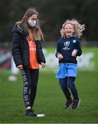 28 November 2020; 8 year old Eilidh Brewer during Leinster Rugby Inclusion Training at Naas RFC in Naas, Kildare. Photo by Ramsey Cardy/Sportsfile