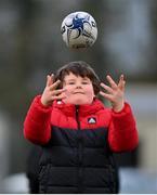 28 November 2020; 11 year old John Crowley during Leinster Rugby Inclusion Training at Naas RFC in Naas, Kildare. Photo by Ramsey Cardy/Sportsfile