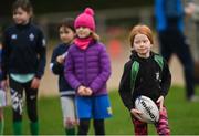 28 November 2020; Action during a Leinster Rugby Girls Give it a try session at Naas RFC in Naas, Kildare. Photo by Ramsey Cardy/Sportsfile