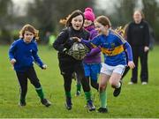 28 November 2020; Orla O'Malley during a Leinster Rugby Girls Give it a try session at Naas RFC in Naas, Kildare. Photo by Ramsey Cardy/Sportsfile
