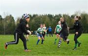 28 November 2020; Leinster and Ireland player Jenny Murphy during a Leinster Rugby Girls Give it a try session at Naas RFC in Naas, Kildare. Photo by Ramsey Cardy/Sportsfile