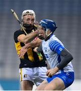 28 November 2020; Kieran Bennett of Waterford in action against Conor Fogarty of Kilkenny during the GAA Hurling All-Ireland Senior Championship Semi-Final match between Kilkenny and Waterford at Croke Park in Dublin. Photo by Stephen McCarthy/Sportsfile