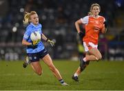 28 November 2020; Carla Rowe of Dublin in action against Eve Lavery of Armagh during the TG4 All-Ireland Senior Ladies Football Championship Semi-Final match between Armagh and Dublin at Kingspan Breffni in Cavan. Photo by Piaras Ó Mídheach/Sportsfile