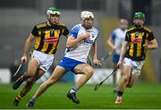 28 November 2020; Jack Fagan of Waterford in action against Paddy Deegan of Kilkenny during the GAA Hurling All-Ireland Senior Championship Semi-Final match between Kilkenny and Waterford at Croke Park in Dublin. Photo by Ramsey Cardy/Sportsfile