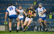 28 November 2020; Walter Walsh of Kilkenny in action against Waterford players, from left, Iarlaith Daly, Darragh Lyons and Stephen Bennett during the GAA Hurling All-Ireland Senior Championship Semi-Final match between Kilkenny and Waterford at Croke Park in Dublin. Photo by Ray McManus/Sportsfile