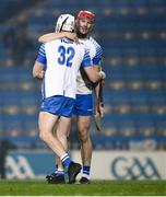 28 November 2020; Shane McNulty and Tadhg De Búrca of Waterford celebrate after the GAA Hurling All-Ireland Senior Championship Semi-Final match between Kilkenny and Waterford at Croke Park in Dublin. Photo by Ray McManus/Sportsfile