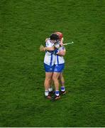 28 November 2020; Iarlaith Daly, left, and Darragh Lyons of Waterford celebrate after the GAA Hurling All-Ireland Senior Championship Semi-Final match between Kilkenny and Waterford at Croke Park in Dublin. Photo by Daire Brennan/Sportsfile