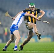28 November 2020; Paddy Deegan of Kilkenny in action against Conor Gleeson of Waterford during the GAA Hurling All-Ireland Senior Championship Semi-Final match between Kilkenny and Waterford at Croke Park in Dublin. Photo by Stephen McCarthy/Sportsfile