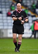 28 November 2020; Referee Shane Curley during the TG4 All-Ireland Intermediate Ladies Football Championship Semi-Final match between Clare and Meath at MW Hire O'Moore Park in Portlaoise, Laois. Photo by Brendan Moran/Sportsfile