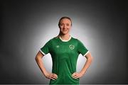 29 November 2020; Louise Quinn during a Republic of Ireland Women portrait session at the Castleknock Hotel in Dublin. Photo by Stephen McCarthy/Sportsfile