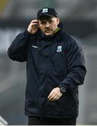 28 November 2020; Fermanagh manager Joe Baldwin during the Lory Meagher Cup Final match between Fermanagh and Louth at Croke Park in Dublin. Photo by Harry Murphy/Sportsfile