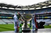 28 November 2020; The Lory Meagher Cup prior to the Lory Meagher Cup Final match between Fermanagh and Louth at Croke Park in Dublin. Photo by Harry Murphy/Sportsfile