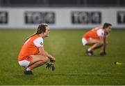 28 November 2020; Catherine Marley of Armagh dejected after the TG4 All-Ireland Senior Ladies Football Championship Semi-Final match between Armagh and Dublin at Kingspan Breffni in Cavan. Photo by Piaras Ó Mídheach/Sportsfile