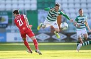 29 November 2020; Dylan Watts of Shamrock Rovers in action against John Mahon of Sligo Rovers during the Extra.ie FAI Cup Semi-Final match between Shamrock Rovers and Sligo Rovers at Tallaght Stadium in Dublin. Photo by Stephen McCarthy/Sportsfile