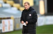 29 November 2020; Sligo Rovers manager Liam Buckley prior to the Extra.ie FAI Cup Semi-Final match between Shamrock Rovers and Sligo Rovers at Tallaght Stadium in Dublin. Photo by Harry Murphy/Sportsfile