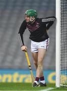 29 November 2020; Éanna Murphy of Galway goes down with an injury during the GAA Hurling All-Ireland Senior Championship Semi-Final match between Limerick and Galway at Croke Park in Dublin. Photo by Brendan Moran/Sportsfile
