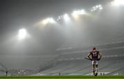 29 November 2020; Conor Whelan of Galway awaits the start of the second half of the GAA Hurling All-Ireland Senior Championship Semi-Final match between Limerick and Galway at Croke Park in Dublin. Photo by Brendan Moran/Sportsfile