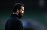 29 November 2020; Ireland head coach Andy Farrell ahead of the Autumn Nations Cup match between Ireland and Georgia at the Aviva Stadium in Dublin. Photo by Ramsey Cardy/Sportsfile