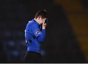 29 November 2020; Adam Lennon of Athlone Town reacts following the Extra.ie FAI Cup Semi-Final match between Athlone Town and Dundalk at the Athlone Town Stadium in Athlone, Westmeath. Photo by Harry Murphy/Sportsfile