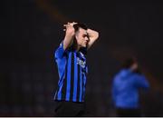 29 November 2020; Shane Nealon of Athlone Town reacts following the Extra.ie FAI Cup Semi-Final match between Athlone Town and Dundalk at the Athlone Town Stadium in Athlone, Westmeath. Photo by Harry Murphy/Sportsfile
