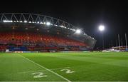 30 November 2020; A general view ahead of the Guinness PRO14 match between Munster and Zebre at Thomond Park in Limerick. Photo by Ramsey Cardy/Sportsfile