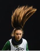 30 November 2020; Jessica Ziu during a Republic of Ireland training session at Tallaght Stadium in Dublin. Photo by Stephen McCarthy/Sportsfile