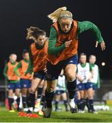 30 November 2020; Diane Caldwell during a Republic of Ireland training session at Tallaght Stadium in Dublin. Photo by Stephen McCarthy/Sportsfile
