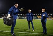 30 November 2020; Manager Vera Pauw with goalkeeping coach Jan Willem van Ede, left, and assistant coach Eileen Gleeson, right, during a Republic of Ireland training session at Tallaght Stadium in Dublin. Photo by Stephen McCarthy/Sportsfile