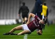 29 November 2020; Joseph Cooney of Galway reacts during the GAA Hurling All-Ireland Senior Championship Semi-Final match between Limerick and Galway at Croke Park in Dublin. Photo by Piaras Ó Mídheach/Sportsfile