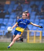 29 November 2020; Laura Fleming of Roscommon during the TG4 All-Ireland Intermediate Ladies Football Championship Semi-Final match between Roscommon and Westmeath at Glennon Brothers Pearse Park in Longford. Photo by Sam Barnes/Sportsfile