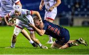 30 November 2020; Michael Lowry of Ulster is tackled by Dan Gamble of Edinburgh during the Guinness PRO14 match between Edinburgh and Ulster at BT Murrayfield in Edinburgh, Scotland. Photo by Paul Devlin/Sportsfile