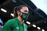 1 December 2020; Katie McCabe of Republic of Ireland prior to the UEFA Women's EURO 2022 Qualifier match between Republic of Ireland and Germany at Tallaght Stadium in Dublin. Photo by Stephen McCarthy/Sportsfile
