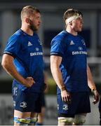 22 November 2020; Ryan Baird, right, and Ross Molony of Leinster during the Guinness PRO14 match between Leinster and Cardiff Blues at RDS Arena in Dublin. Photo by Brendan Moran/Sportsfile