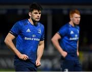 22 November 2020; Harry Byrne, left, and Ciarán Frawley of Leinster during the Guinness PRO14 match between Leinster and Cardiff Blues at RDS Arena in Dublin. Photo by Brendan Moran/Sportsfile