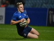 22 November 2020; Michael Silvester of Leinster scores a try during the Guinness PRO14 match between Leinster and Cardiff Blues at RDS Arena in Dublin. Photo by Brendan Moran/Sportsfile