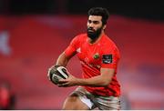 30 November 2020; Damian de Allende of Munster during the Guinness PRO14 match between Munster and Zebre at Thomond Park in Limerick. Photo by Ramsey Cardy/Sportsfile