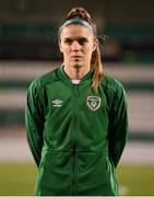 1 December 2020; Jamie Finn of Republic of Ireland prior to the UEFA Women's EURO 2022 Qualifier match between Republic of Ireland and Germany at Tallaght Stadium in Dublin. Photo by Stephen McCarthy/Sportsfile